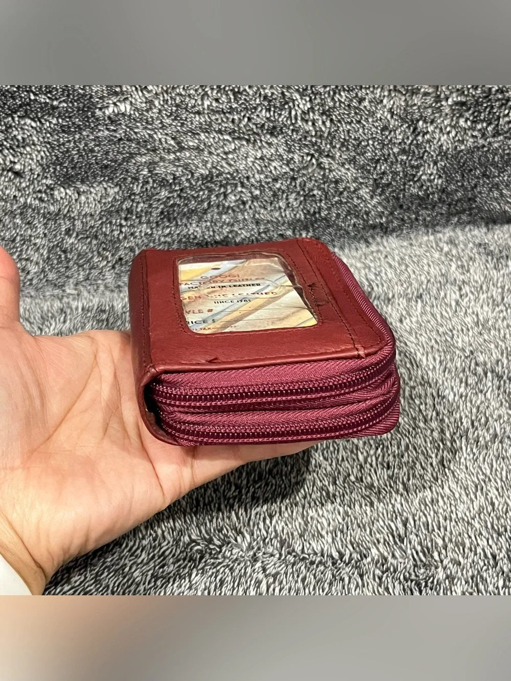 GOOGI Genuine Leather Card Holder Wallet
